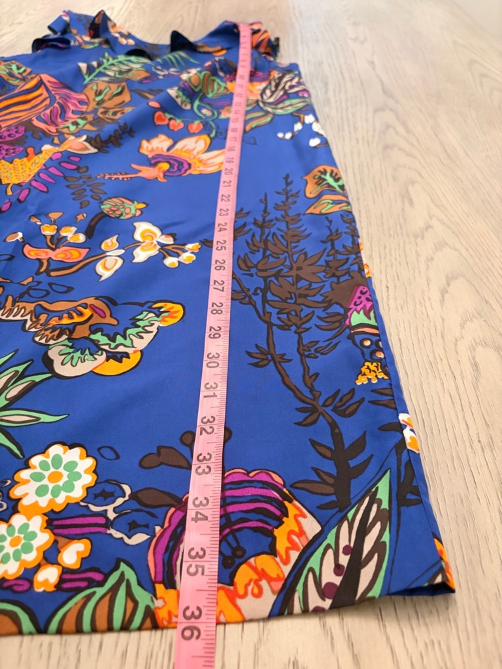 J. Crew Silk Tropical Blur Silk Sleeveless Dress Size 4 - Picture 10 of 10